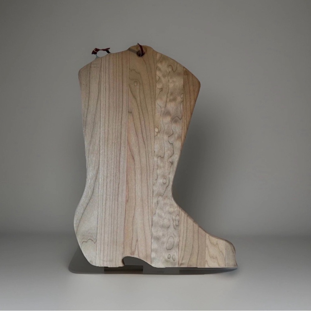 Cowboy Boot Charcuterie Board Western Farmhouse Serving Decor